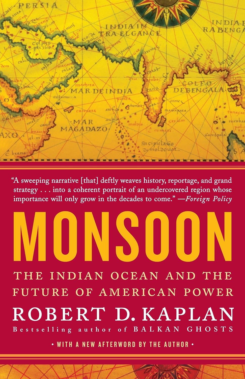 Cover Buku Monsoon: The Indian Ocean and The Future of American Power by Robert D. Kaplan